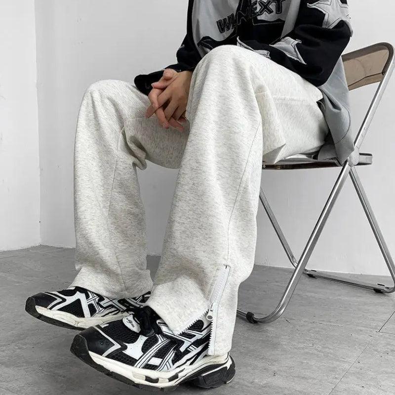 Zip-Up Leg Sweatpants