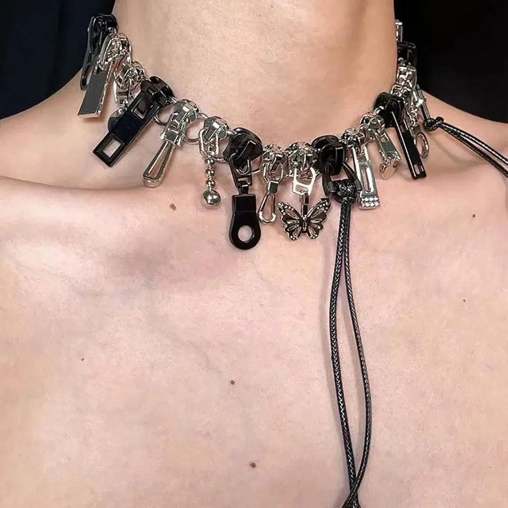 Zipper Chain Necklace